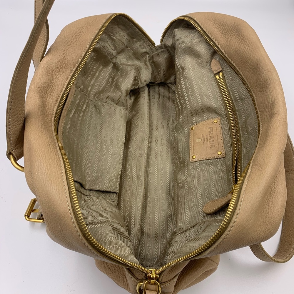 Authentic Prada Cervo DEER SKIN Shoulder Tote - Picture 12 of 16